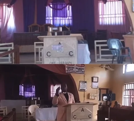 CAC Church in Kwara reopens for service days after Bandit attack in Kwara (Video)