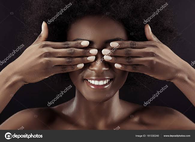 Beautiful girl using her hands