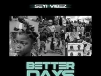 Seyi Vibez – Better Days Freestyle