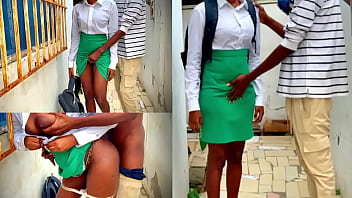 18y Student having sex outdoor