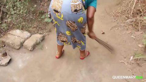 My neighbor’s wife was sweeping when I begged her for sex