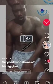 Verydarkman shows off his big gbola