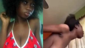 S€xtape Of Slim Naija Girl With Big Boobs Le@k