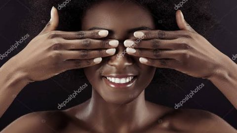 Beautiful girl using her hands