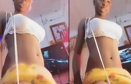 Pussy and Boobs Exposed While Twerking