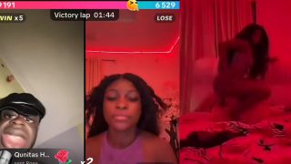 Naija Girl Riding Her Dildo On Tiktok Live Stream