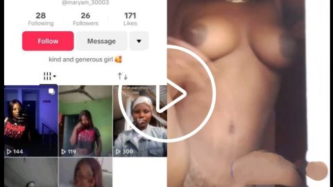 Naija TikTok leak sex tapes- maryam masturbate for school dad on camera
