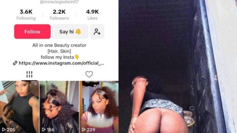 New TikTok naija leak video- miracle Godwin masturbate to tease online lover