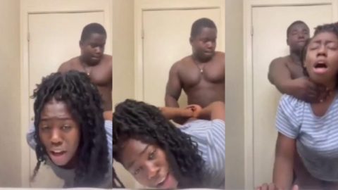 Trending South Africa Bank Staffs Leaked Sextape Fucking Inside Bank Restroom