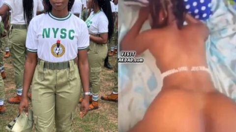 Corper fucked after work from office