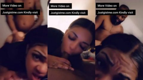 Leaked Cameroon TikToker Doggy Sextape Video With Her Boss inside Office