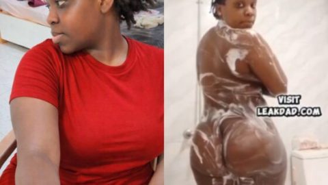 African ebony girl nude bathroom video
