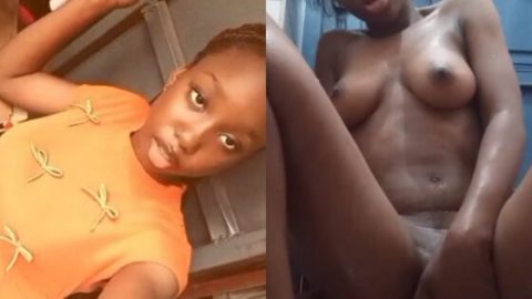 naija Uni girl masturbate her pussy in camera