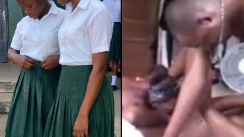 High school students have threesome with English teacher
