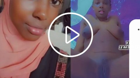 Hausa teen girl masturbate her pussy on camera