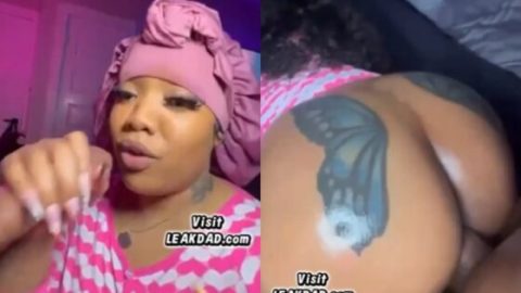 Butterfly babe gets fuck