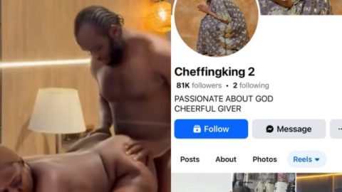 Facebook influencer Cheffingking leak sex video with Abuja babe