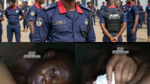Civil defense officer caught fucking married woman