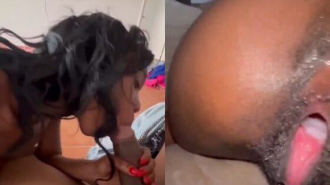 Naija abroad based babe gets fuck by care giver son