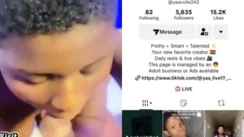 TikTok leak sex video- yaacutie 243 gets fuck in after waec house party by classmates