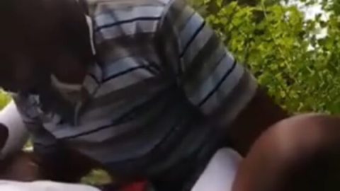 Man fuck his late son wife in the bush