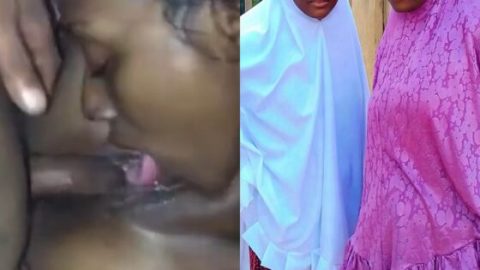 Two Hausa ladies have sex with Hausa man in hotel