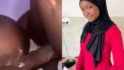 Hausa girl gets fuck hard by Aboki