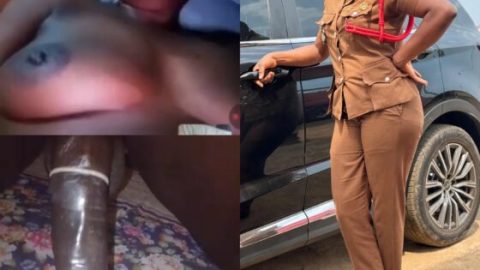 Naija female prison warden leaked sex and nude masturbation video