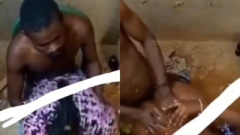 Neighbor fucked landlord daughter in the toilet
