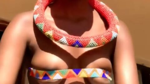African pretty girl nude video
